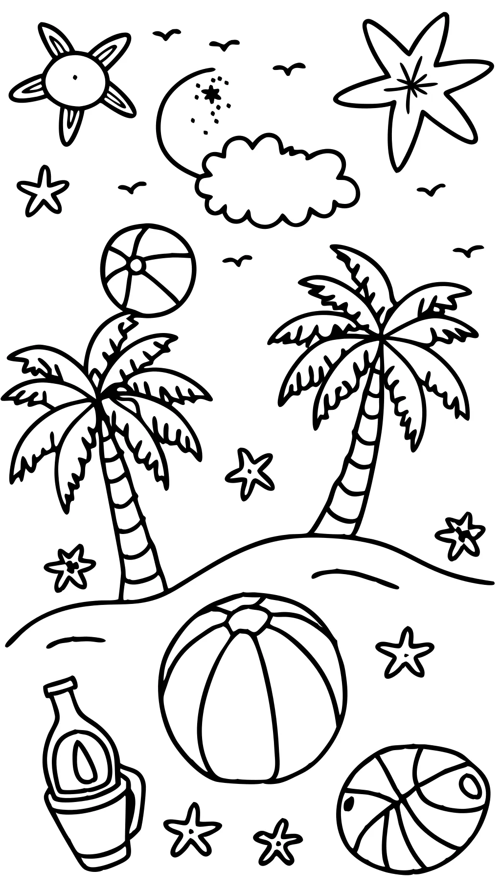 free printable coloring pages for summer